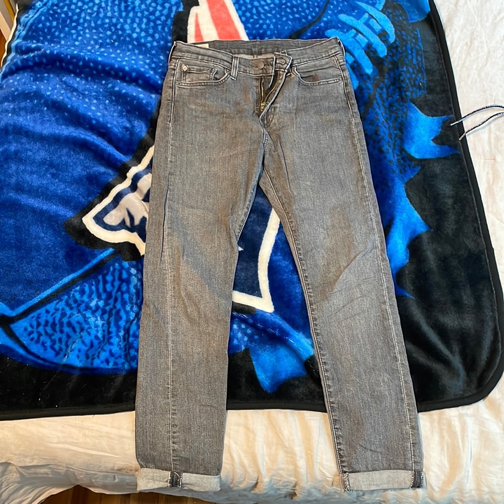 Mens 31W x 32L Black Skinny Jeans